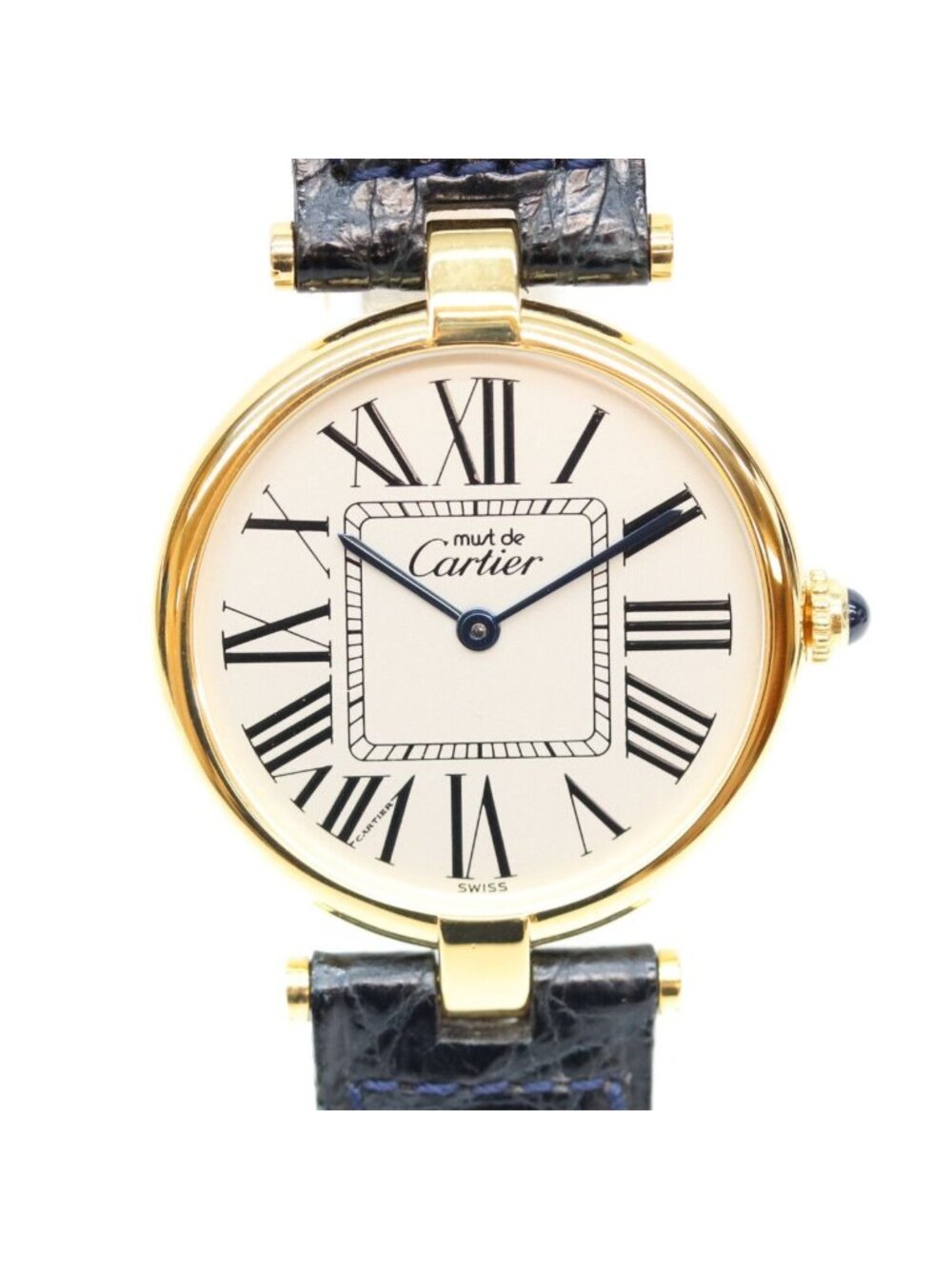 Cartier 925 Must Vendome LM Opaline Silver Dial